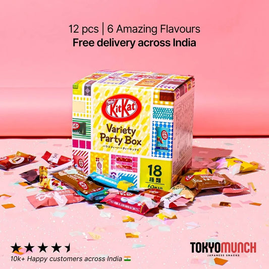 Japanese Kit Kat: Variety Box (12 Pieces, 6 Flavours)